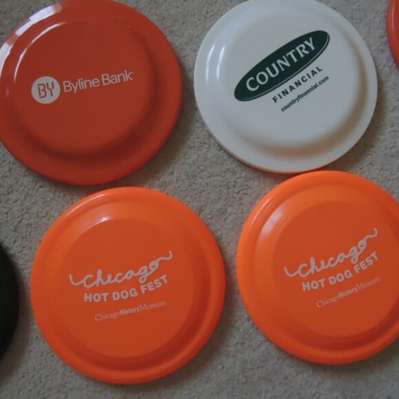 Frisbees Lot of 24 Flying Discs + Spin Jammer Rings - Frisbee Promo Toys - NEW - Picture 10 of 11